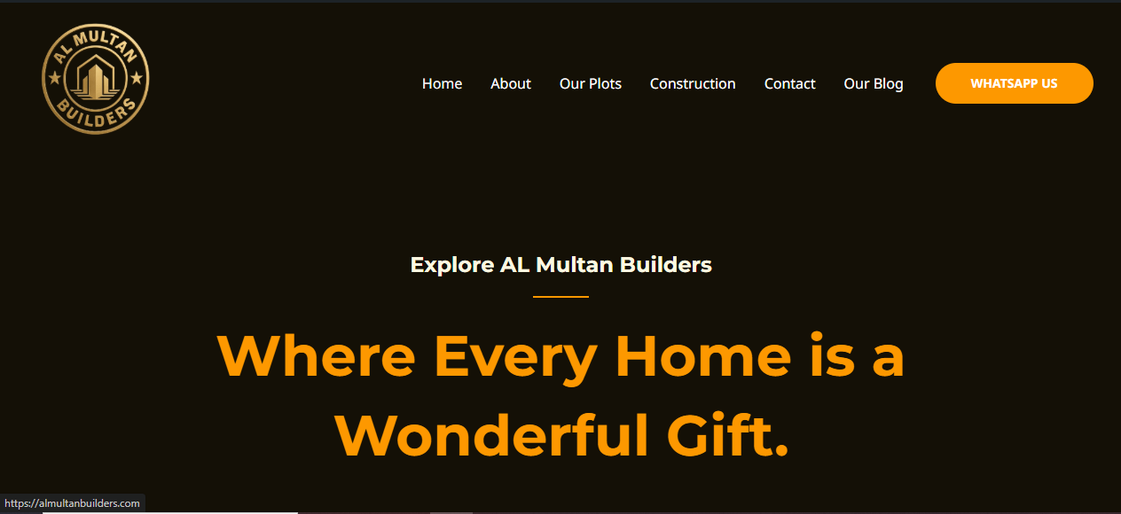 Al Multan Builders Website
